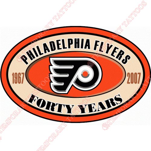 Philadelphia Flyers Customize Temporary Tattoos Stickers NO.285